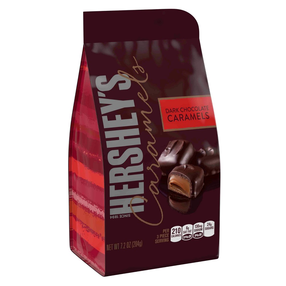 UPC 034000790012 product image for HERSHEY'S Dark Chocolate Caramels - 7.2oz | upcitemdb.com