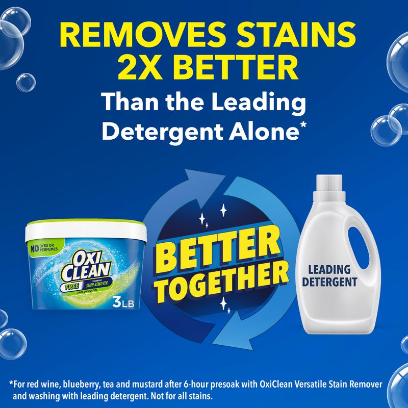 OxiClean Powder Versatile Stain Remover Free - 3.5lbs, 4 of 12