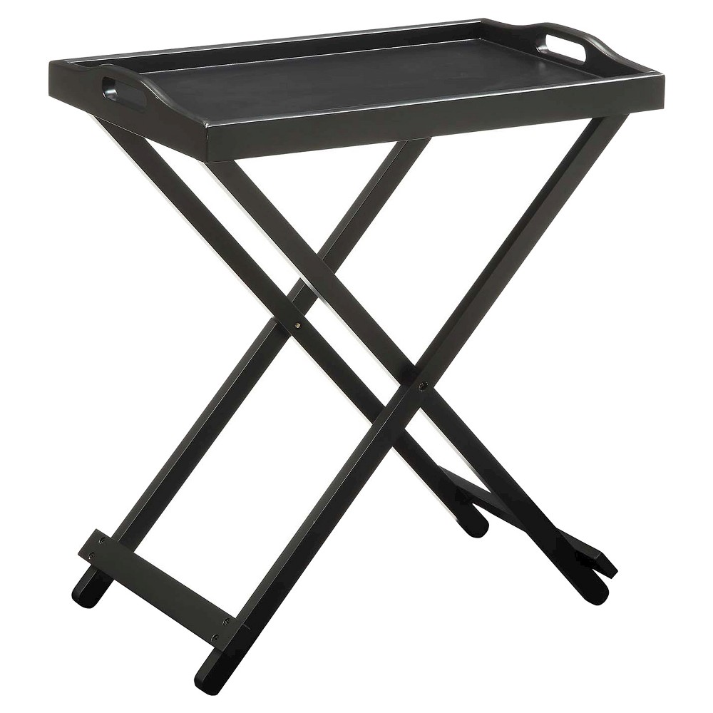 Photos - Dining Table Tray Table Black - Breighton Home