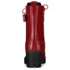 Allegra K Women's Zip Platform Lace Up Round Toe Chunky Heel Combat Boots - 3 of 4