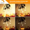 Itopfox Outdoor String Lights 200 FT with 104 Shatterproof LED Bulbs, Commercial Grade Waterproof Hanging Light for Bistro Backyard Cafe Market - 4 of 4