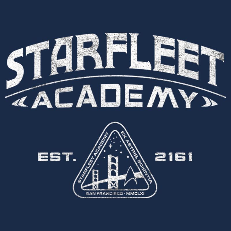 Men's Star Trek Starfleet Academy Emblem Est. 2161 T-Shirt, 2 of 5