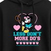 Women's - Disney - Less Dont More Dos Tennis Cropped Graphic Hoodie - 2 of 3