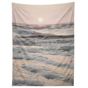 Henrike Schenk - Travel Photography Pastel Tones Ocean In Holland Photo Dutch Coast Seafoam And Waves Tapestry - Society6 - 1 of 3