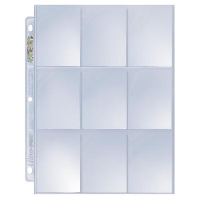 Photo 1 of 100 Ultra Pro Platinum 9-Pocket Sheets