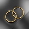 Ross-Simons Italian 2mm 18kt Yellow Gold Hoop Earrings - 4 of 4