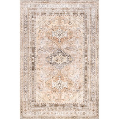 Nuloom Bathsheba Vintage Medallion Machine Washable Area Rug