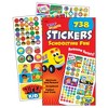 TREND Schooltime Fun Sticker Pad, 738 Sticker Per Pad, Pack of 6 - 2 of 3
