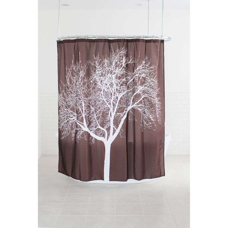 Tree Shower Curtain Chocolate - Splash Home, 2 of 7