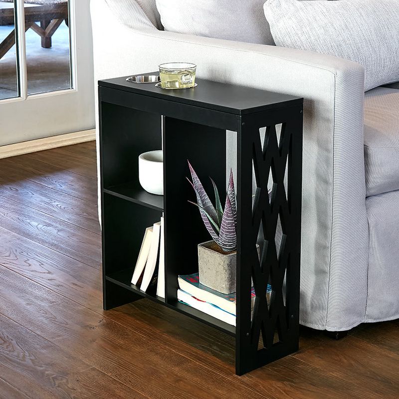 The Lakeside Collection Decorative End Table with Drink Holder, 2 of 3
