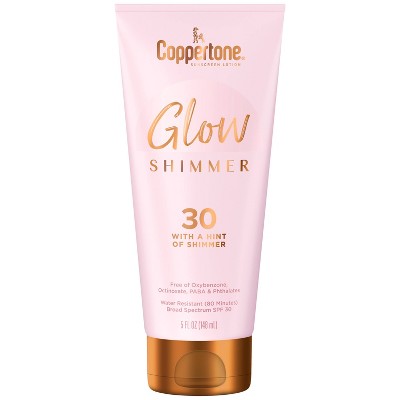 Coppertone Glow with Shimmer Sunscreen Lotion - SPF 30 - 5 fl oz