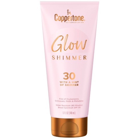 Coppertone Glow with Shimmer Sunscreen Lotion - SPF 30 - 5 fl oz - image 1 of 4