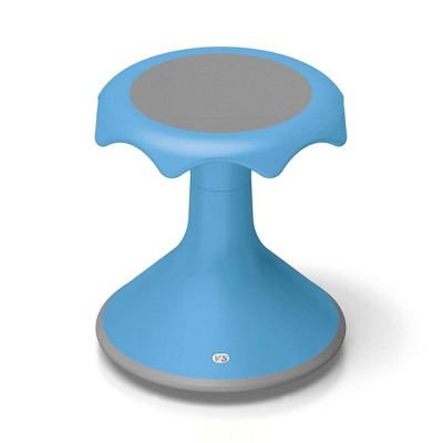 VS America Hokki Stool Flexible Ergonomic Seatingl - 15" Light Blue