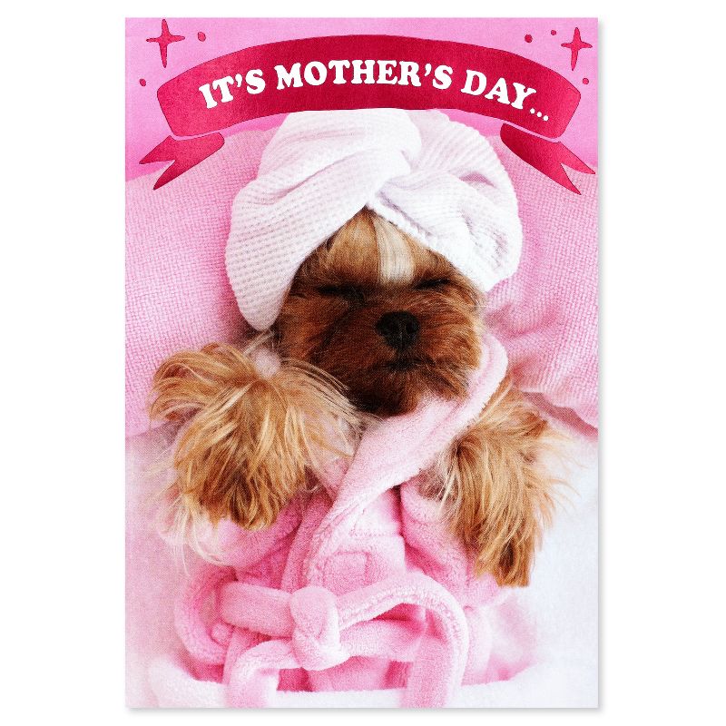 Mother&#39;s Day Card Dog at The Spa, 5 of 8