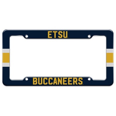 East Tennessee State University Stripe License Plate Tag Frame