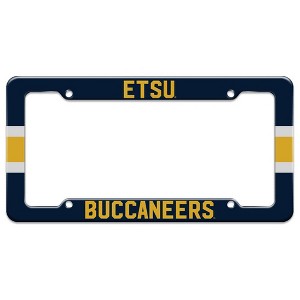 East Tennessee State University Stripe License Plate Tag Frame - 1 of 4