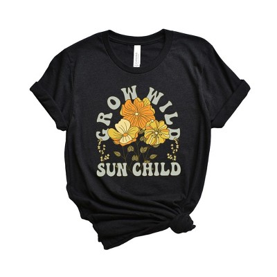 Simply Sage Market Women's Grow Wild Sun Child Short Sleeve Graphic Tee