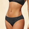 Women's Textured Low-Waist Swim Bikini Bottoms - Cupshe - 4 of 4