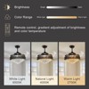 Luxury Dimmable Crystal Chandelier Ceiling Fan with Lights and Remote, Retractable Crystal Led Fandelier for Bedroom Dining Room Living Room - 4 of 4