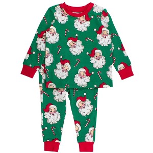 RuffleButts Gender Inclusive Modal Blend Long Sleeve Pajama Set - 1 of 4