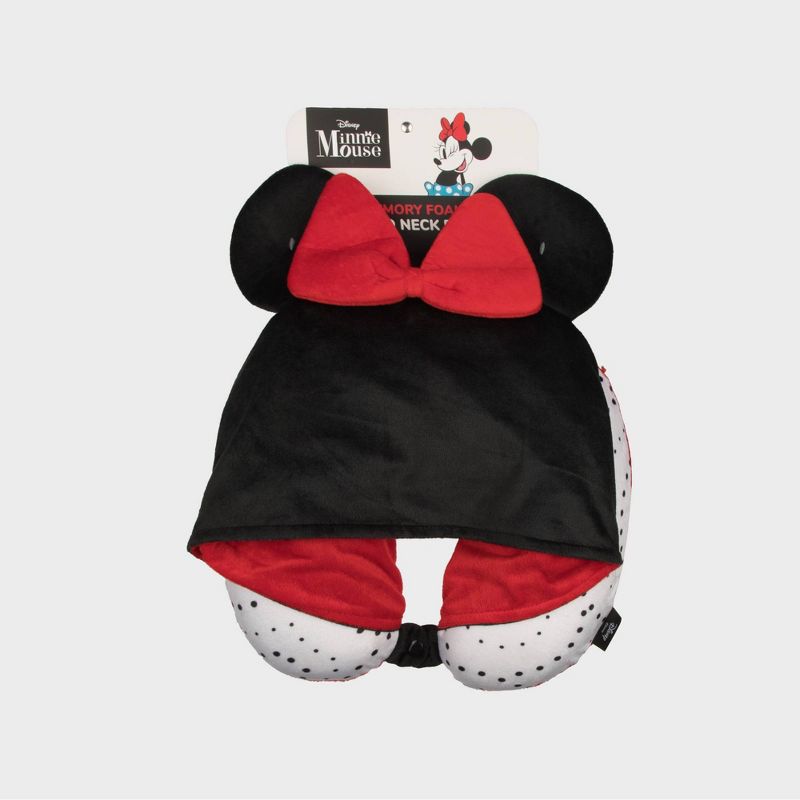 Disney Kids&#39; Minnie Mouse Hooded Neck Pillow, 1 of 5