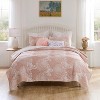 Greenland Home Fashions Mariposa Coverlet Set – Elegant, Lightweight Bedding with Floral Design for Bedroom Comfort - 4 of 4