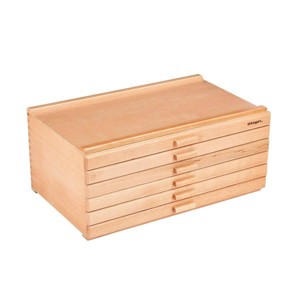 KINGART Wood 6-Drawer Storage Box - 1 of 4
