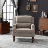YOUNIKE 30.31” W Oversized Accent Chair Velvet Upholstered Armchair Single Office Chair With Solid Wood Legs for Living Room/Bedroom - 2 of 4