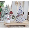 Blue Rose Polish Pottery 491 Vena Flat Christmas Tree - 3 of 3