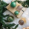 Whisen D3.9" Christmas Ball Ornaments, Glass Decorative Hanging Ball Christmas Tree Ornaments, Set of 6 - 2 of 4