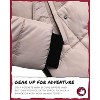 CANADA WEATHER GEAR Women's Winter Jacket - Heavyweight Long Length Bubble Puffer Parka (S-3X) - 4 of 4