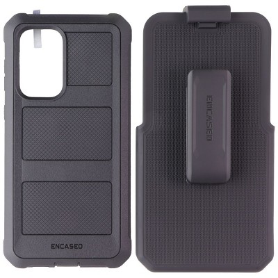 Encased Falcon Shield Case & Holster for Samsung Galaxy A33 5G - Black