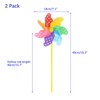 Unique Bargains Garden Multicolored Outdoor Decor Wind Spinner 2 Pcs - 4 of 4