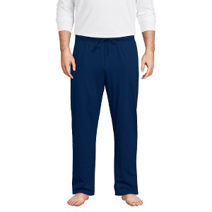 Lands' End Men's Knit Jersey Sleep Pants - 1 of 4