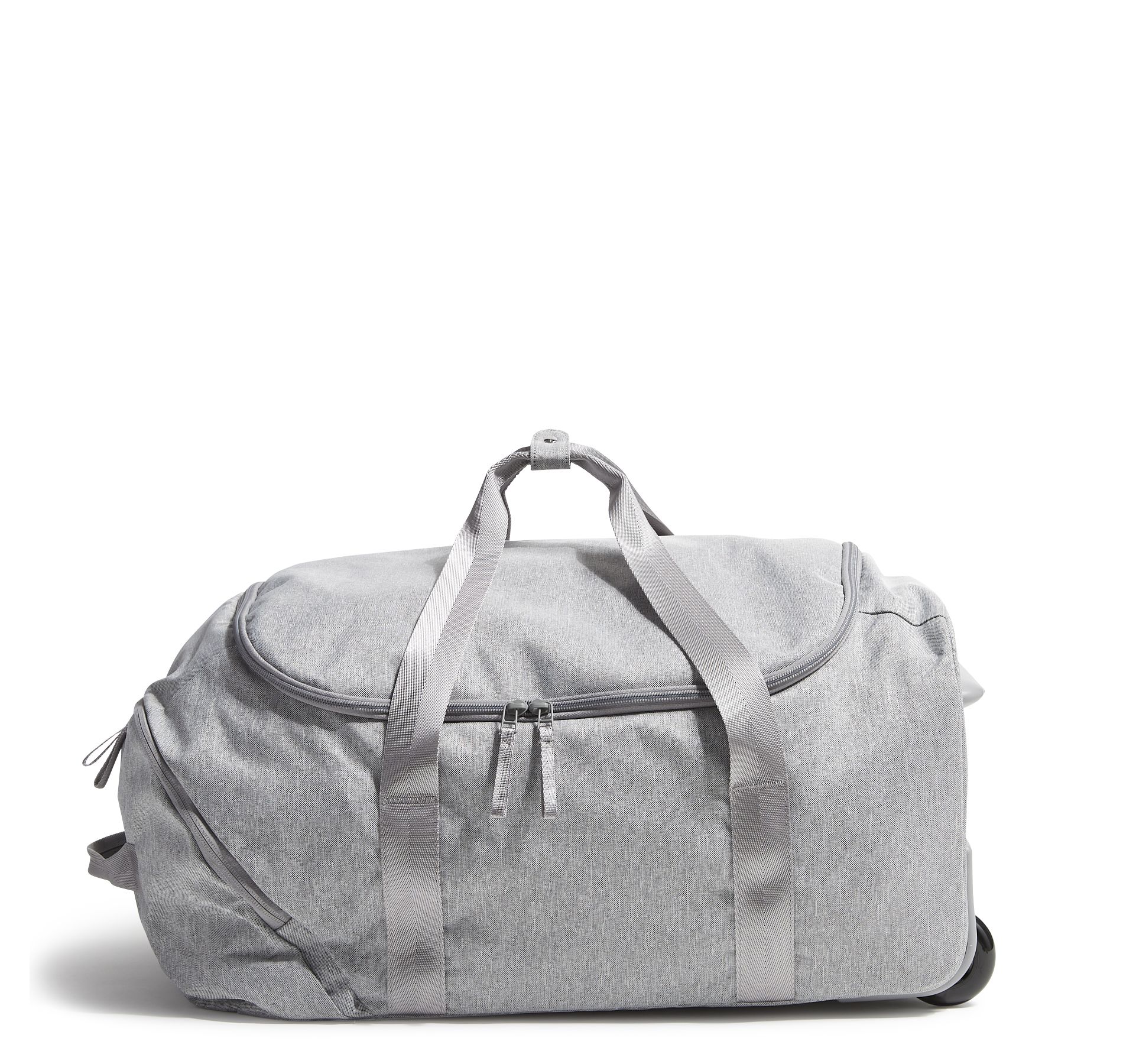 Vera Bradley Women's Outlet Lighten Up Wheeled Carry-On Medium Heather Gray