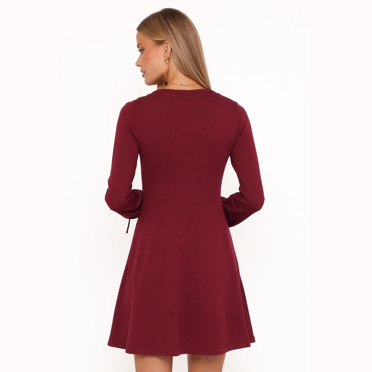 Kaylee Knit Long Sleeve Mini Dress - thumbnail 3