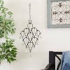  Eclectic Metal Abstract Windchime Black/Silver - Olivia & May - image 2 of 3