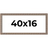 PosterPalooza | Panoramic Ornate Gold Picture Frame - UV Acrylic, Foam Board Backing, Hanging Hardware - 2 of 4