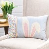 C&F Home 20" x 13" Easter Bunny Ear Embroidered Throw Pillow - 2 of 3