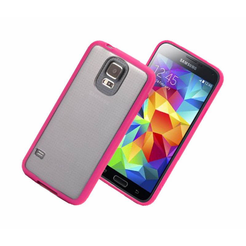 Griffin Reveal Case for Samsung Galaxy S5 (Pink/Clear), 1 of 2