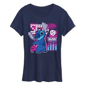 Women's - Disney - Lilo & Stitch Short Sleeve Graphic T-Shirt - 1 of 4
