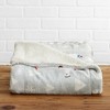 Holiday-Printed Plush Throw Blanket - Great Bay Home - 2 of 4