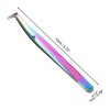 Unique Bargains Women's Seven-character Eyelash Extension Tweezers Assorted Color 1 Pc - 2 of 3