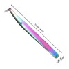 Unique Bargains Women's Seven-character Eyelash Extension Tweezers Assorted Color 1 Pc - image 2 of 3