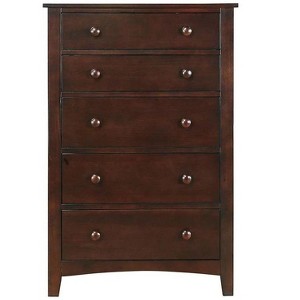 NicBex Vintage Tall Dresser,Farmhouse Dressers with Metal Pulls,Chest of 5 Drawers for Bedroom,Living Room,Dining Room,Hallway - 1 of 4