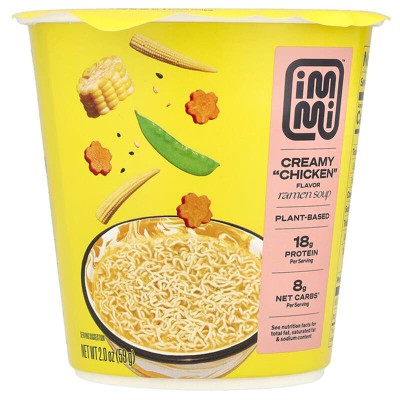 Immi Cup Ramen Soup, Creamy Chicken, 2 oz