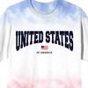 United States Of America Flag Adult Americana Wash Crew Neck Short Sleeve T-shirt - 2 of 4