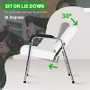 BestMassage Shampoo Chair Salon Chair Barber Chair with Faux Leather Armrest - 3 of 4