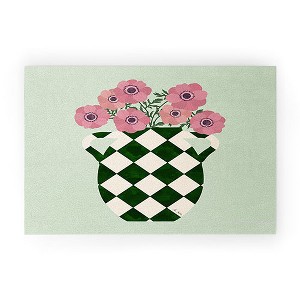 El buen limon Anemones and vase Welcome Mat -Society6 - 1 of 3