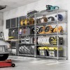 Lyngins Heavy-Duty Carbon Steel Storage Shelves, Adjustable Garage Shelving, 5-Tier Utility Shelving Unit Steel Organizer Wire Rack for Home - 2 of 4